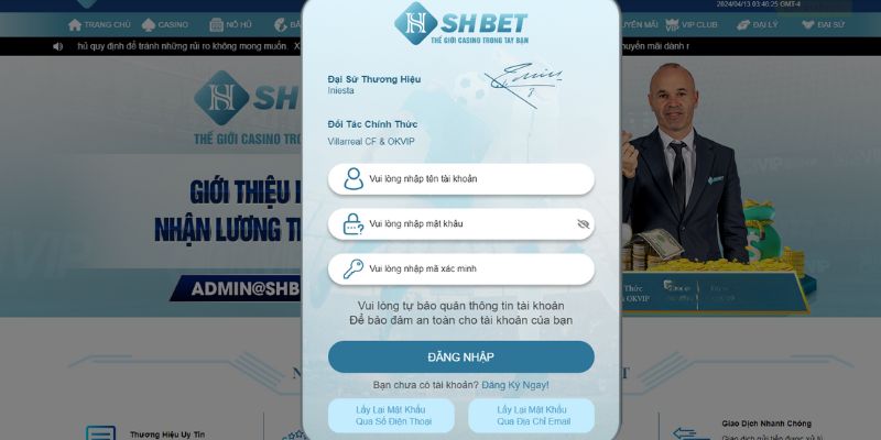 Nên hay không nên đăng nhập Shbet bằng link phụ?